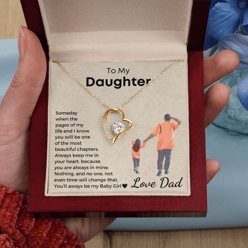 To My Daughter | From Dad | Forever Love Neklace