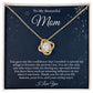 To Mom | Love Knot Necklace | BLU