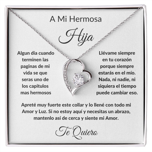A Mi Hermosa | Forever Love Necklace | Spanish